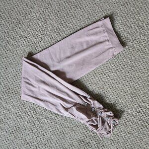 Stylish Beige Leggings with Button Detail, Size: S/M, by Yu & Me